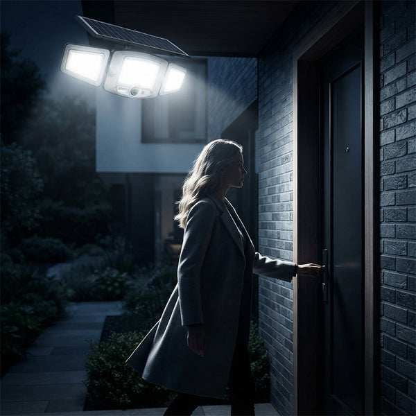 Sakerplus® Outdoor Solar Motion Sensor Security Light