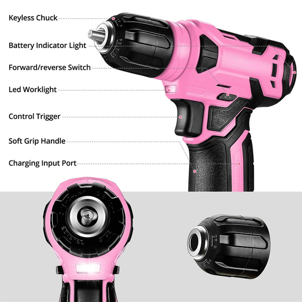 Sakerplus® Cordless Drill Tool Kit