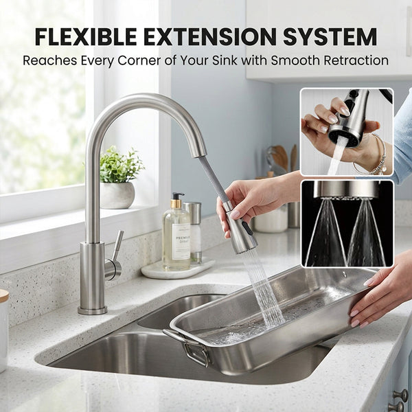 Sakerplus® Kitchen Faucets Pull Down Sprayer