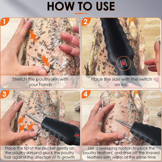 Sakerplus® Portable Electric Handheld Chicken Plucker