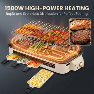Sakerplus® Indoor Smokeless Electric Grill Cooking Appliance