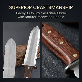 Sakerplus® Garden Multi-Purpose Stainless Steel Hori Knife