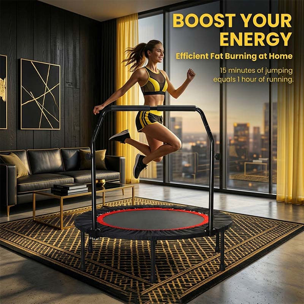 Sakerplus® Foldable Indoor Fitness Exercise Trampoline