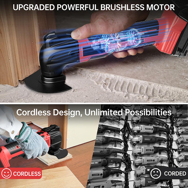 Sakerplus® Cordless Oscillating Tool For Versatile Cutting