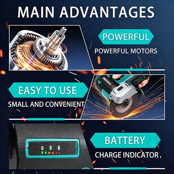 Sakerplus® Mini Cordless Angle Grinder