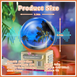 Sakerplus 3D Crystal Video Memory Sphere