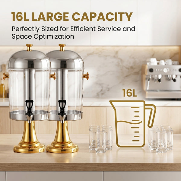 Sakerplus® Stainless Steel Cold Drink Dispenser