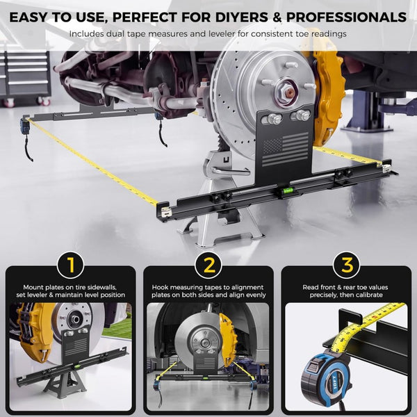 Sakerplus® Stainless Steel Wheel Alignment Kit
