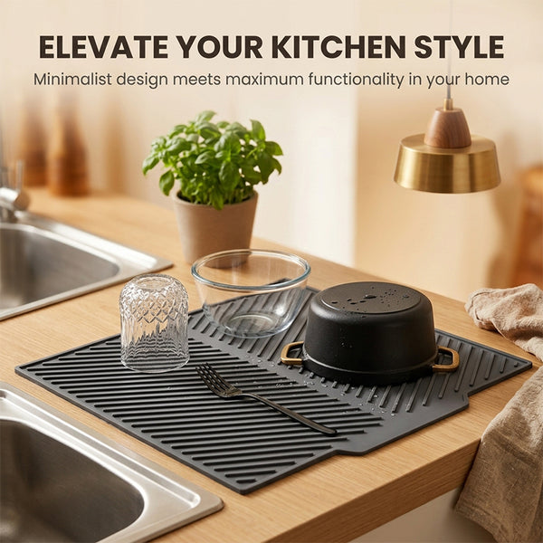 Sakerplus® Dish Drying Silicone Drain Mat