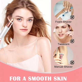 Recortadora y depiladora facial portátil Sakerplus®