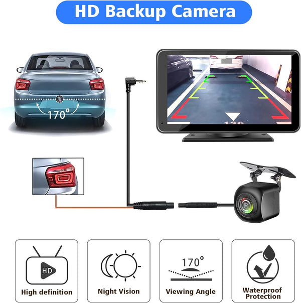 Estéreo portátil con pantalla táctil inalámbrico Sakerplus® CarPlay