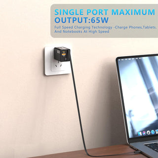 Sakerplus Compact Dual Retractable USB Charger