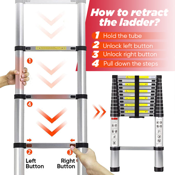 Escalera extensible plegable portátil Sakerplus®