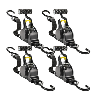 Sakerplus® Automatic Retractable Heavy-Duty Ratchet Strap