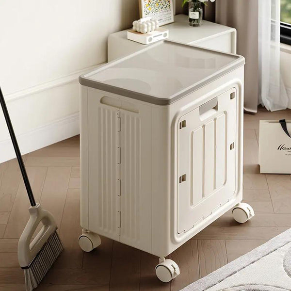 Sakerplus® Large Rolling Storage Box With Lid