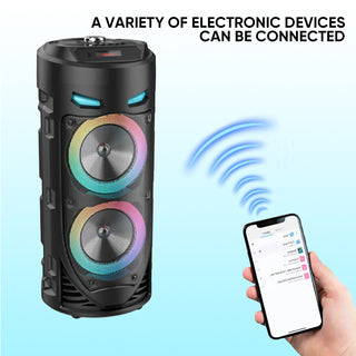 Sakerplus® Portable Bluetooth Speaker Karaoke Machine
