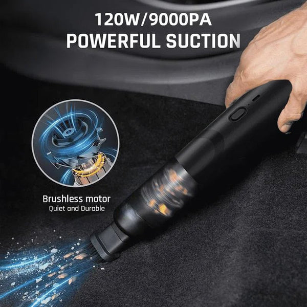 Sakerplus Compact Cordless Car Vacuum Cleaner