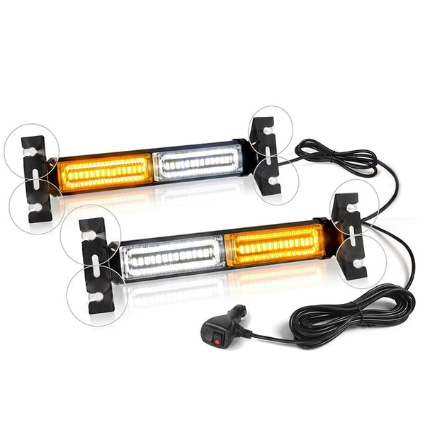 Sakerplus® Windshield Emergency Traffic Advisor Strobe Light Bar