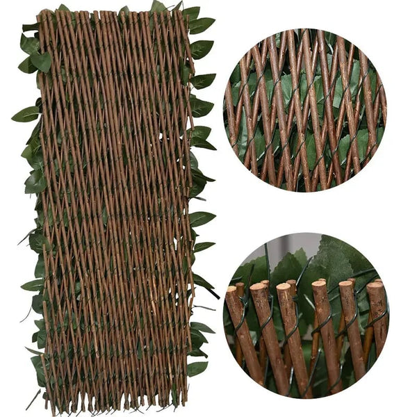 Sakerplus® Expandable Artificial Faux Ivy Privacy Fence