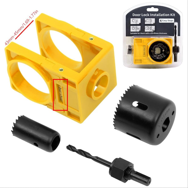 Sakerplus® Door Lock Installation Drilling Kit