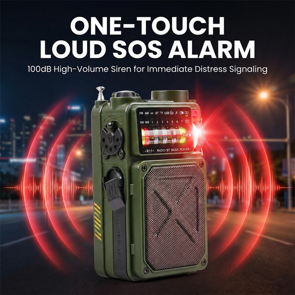 Sakerplus® Portable Shortwave Radio For Camping & Home