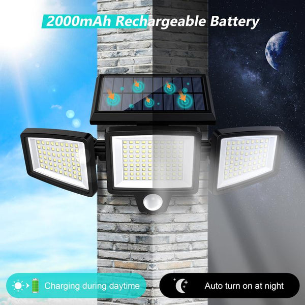 Luces solares para exteriores Sakerplus