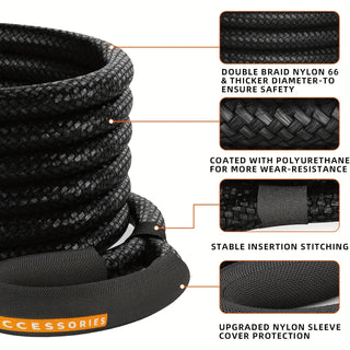 Sakerplus Heavy Duty Kinetic Recovery Rope