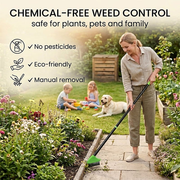 Sakerplus® 3-in-1 Versatile Weed Brush Combo Set