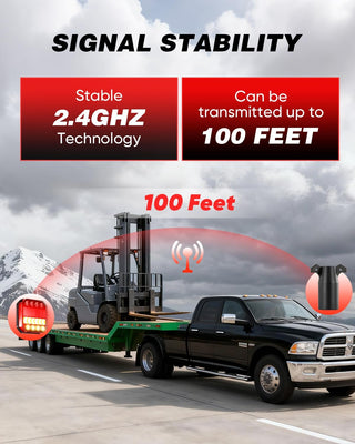 Sakerplus® Trailer Lights Wireless Upgrade 2.4GHz LED