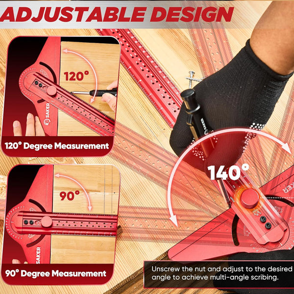 Saker Angle Finder Protractor
