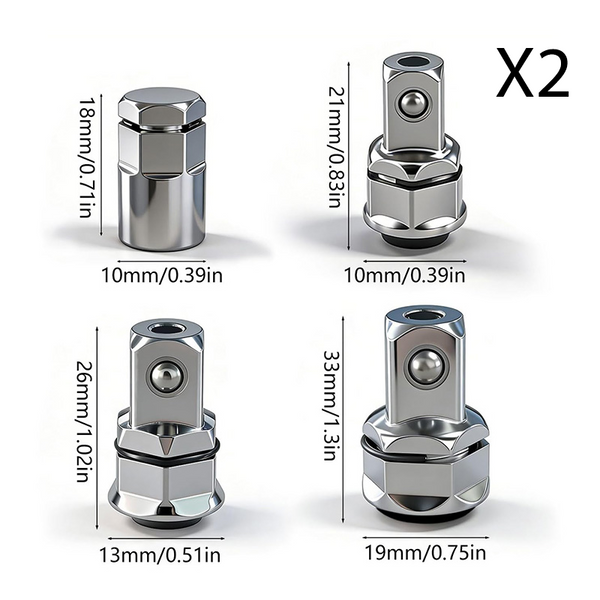 Sakerplus® Ratchet Wrench Socket Adapter Set