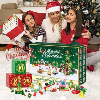 Sakerplus New Advent Calendar Children's Christmas Building Blocks