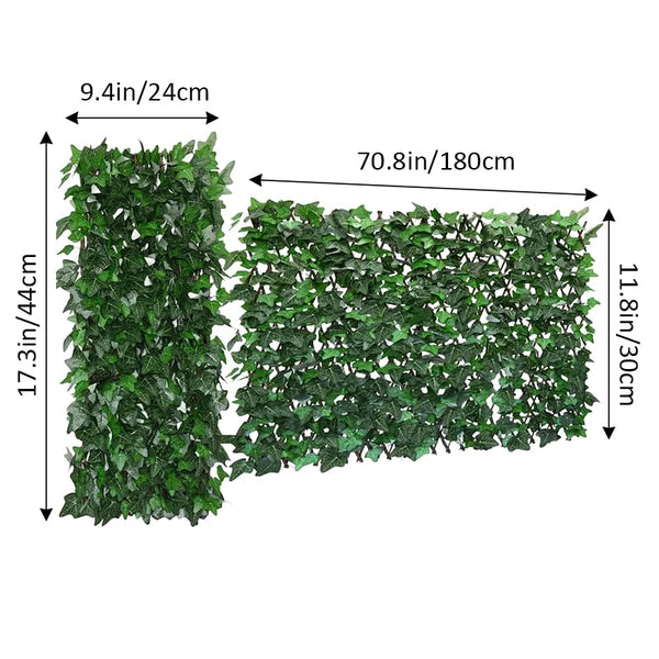 Sakerplus® Expandable Artificial Faux Ivy Privacy Fence