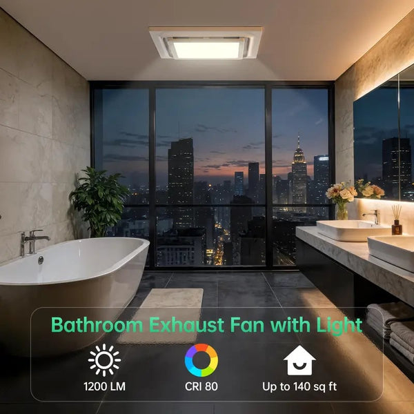 Sakerplus® Bathroom Exhaust Fan With LED Light