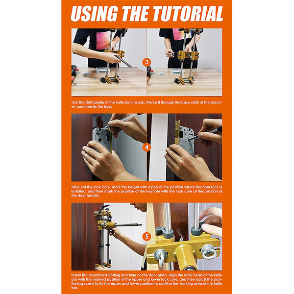 SAKER® Door Lock Hole Opener Kit