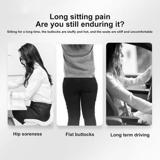 Sakerplus® Ergonomic Memory Foam L Shaped Cushion