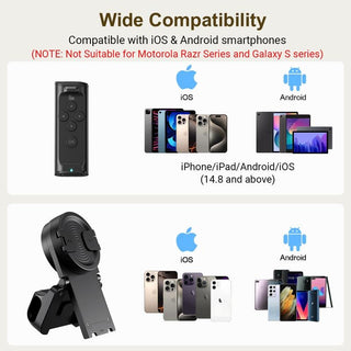 Sakerplus® Bluetooth Remote Page Turner Stand