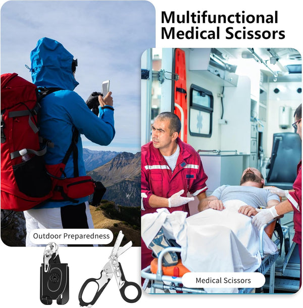 Tijeras multifuncionales para traumatología SAKER 6 en 1