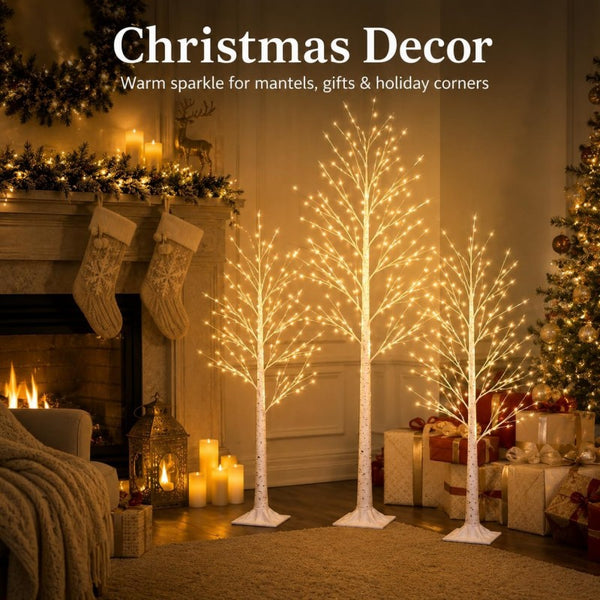 Sakerplus® Warm White LED Birch Tree Lights