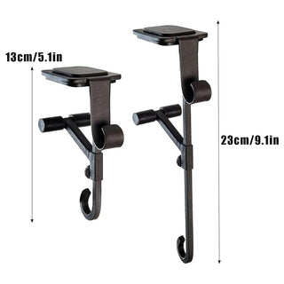 Sakerplus Adjustable Fireplace Garland and Stocking Hanger