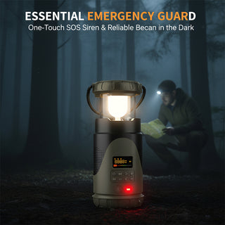 Sakerplus® Emergency Camping Lantern Flashlight Solar USB