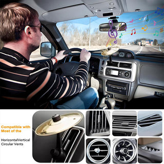 Sakerplus Car Vent Mini Drum Cymbal Accessory