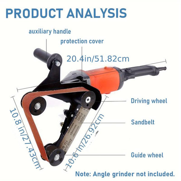 Adaptador de lijadora de banda SAKER para amoladora angular
