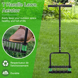 Sakerplus® Heavy Duty Lawn Aerator With Spikes