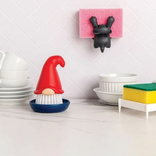Sakerplus® Beardy Gnome Dish Scrub Brush Gift Idea
