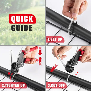 Sakerplus® Heavy Duty Stainless Steel Tie Gun Kit