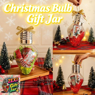 Sakerplus® Festive Fillable Light Bulb Ornament