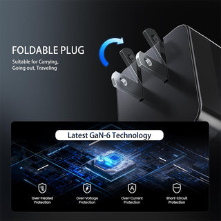 Sakerplus Compact Dual Retractable USB Charger