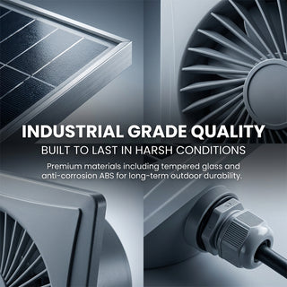 Sakerplus® High Velocity Solar Ventilation Fan
