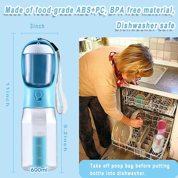 Sakerplus Portable Dog Water Bottle